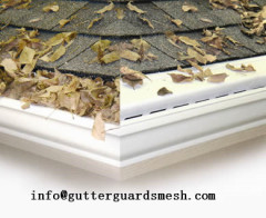 solid gutter guard gutter