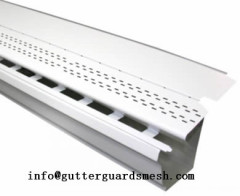 solid gutter guard gutter