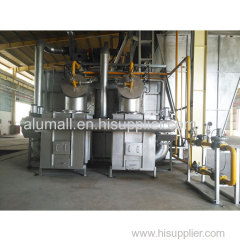 10 Metric Tonnes Aluminum Melting And Holding Furnace With High Efficiency Combustion Technology