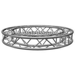 Circular Lighting truss with 290x290mm Square Truss and spigoted