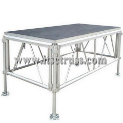 Mini Stage systems with standard mobile stages 4x8ft x5ft high for sale