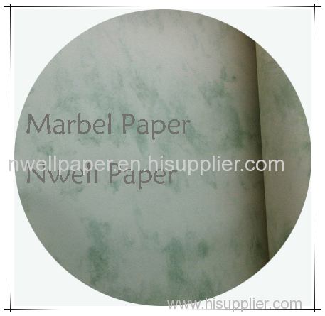 Green office Marble paper