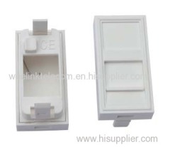 86 Type Single Port RJ45 Network Cat5e Face Plate