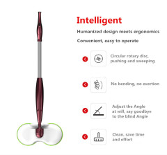 2018 New Intelligent Spray Spin Mop and dual action polisher