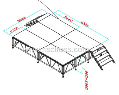 The safest Aluminum Stage System for sale