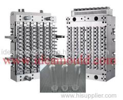 PET preform extrusion blow mould