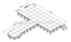 Portable Catwalk stage system