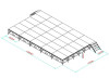 Aluminum staging systems for roof