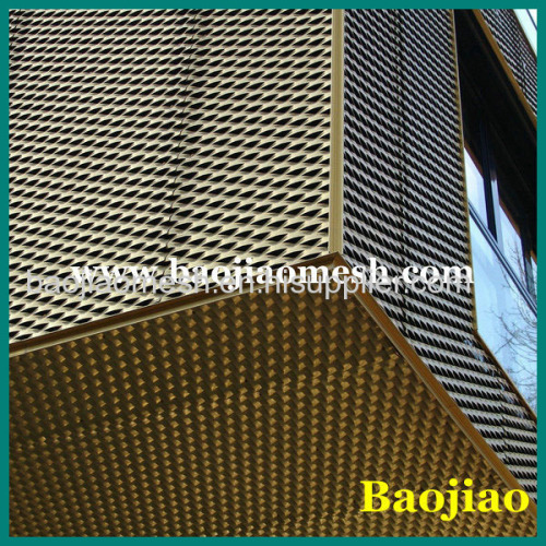 Aluminum Expanded Sheet Mesh Curtain Wall