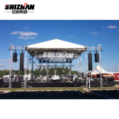 Truss display aluminum spigot truss for concert event