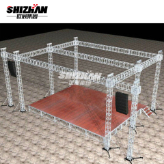 Outdoor aluminum stage truss design for event