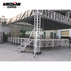 Aluminium outdoor concert stage roof truss