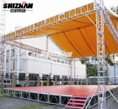 Outdoor aluminum stage truss design for event