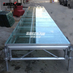 Professional flexible portable aluminum acrylic concert wedding stage platform