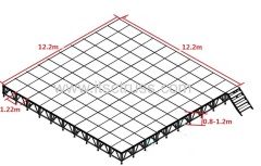 DIY stage platform system