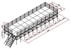 Outdoor event stage system