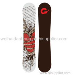 2019 Custom Good quality bamboo core snowboard for new season