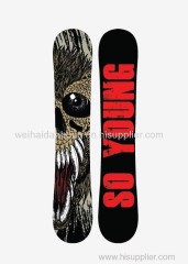 2019 Custom Good quality bamboo core snowboard for new season