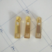 High Quality 3# Nylon Zipper Puller Plated Gold Color Slider Garment Accessories