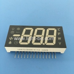 Customized Ultra Red Vertical 7 Segment LED Display for Refrigerator Controller