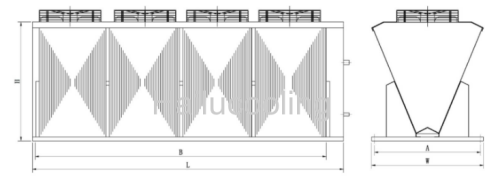 New FNV-type cabinet style wind coling machine set cabinet