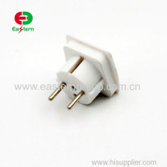 BS8546 travel adaptor uk to european plug without grounding