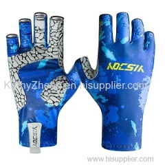 Top rated men women outdoor fishing gloves SPF50+ UPF50+ fishing gloves manufacturer