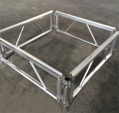 Portable performance modular stage with carpet