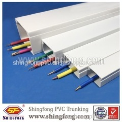 Solid wire duct cable tray PVC trunking for electrical