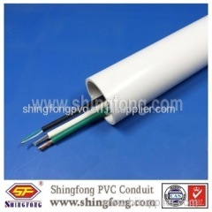 Hot selling 180/90 degree round PVC Cold Bending Pipe for wire through