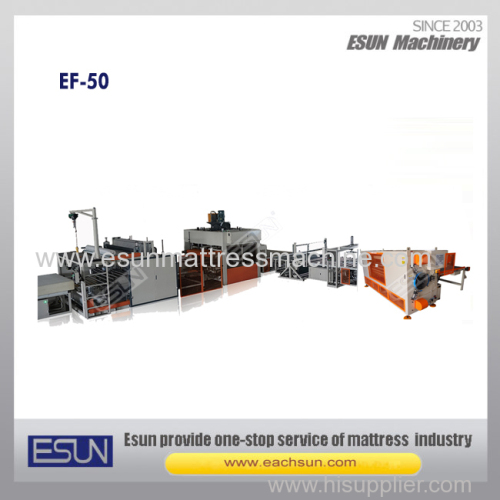 Full Automatic Mattress Compress and Roll Packing Production Line