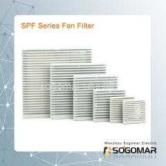 Plastic fan filter SPF with low price and high qualiy for panel board