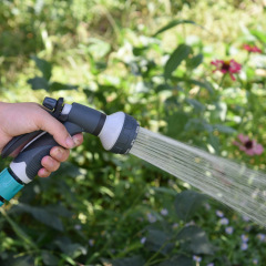 Plastic 8 pattern garden water spray gun set