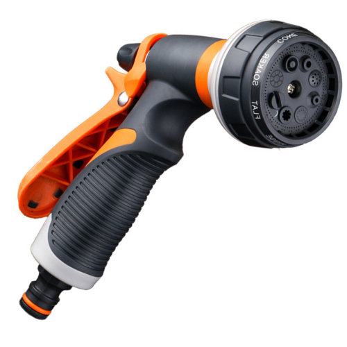 Plastic 8 pattern garden water spray gun set