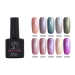 Haruyama OEM China factory wholesale nail Products soak off mermaid effect colorful uv/led gel polish