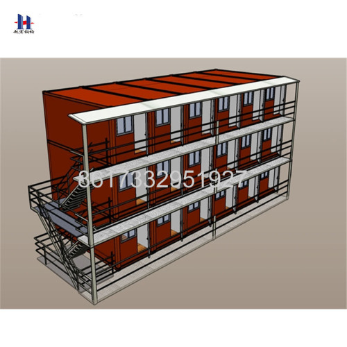 3 stories pre engineered steel workshop buildings