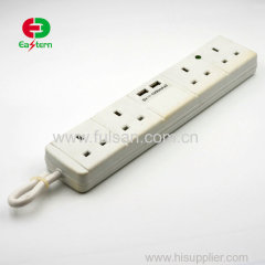 4 outlet German extension electric socket Power strip