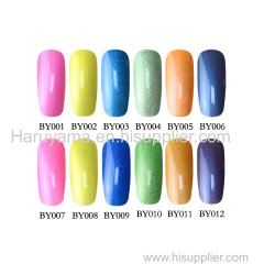 China wholesale nail supplies 24 colors UV gel nail polish soak off nail gel polish with OEM