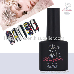 2018 private label soak off Environmental Uv gel nail polish for salon