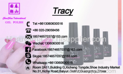 OEM Factory wholesale create your own brand soak off UV Gel nail polishes with free sample