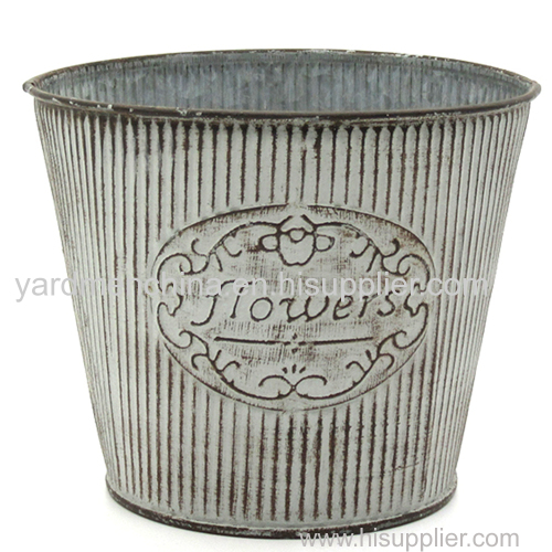 outdoors garden flower pot stand metal flower pot