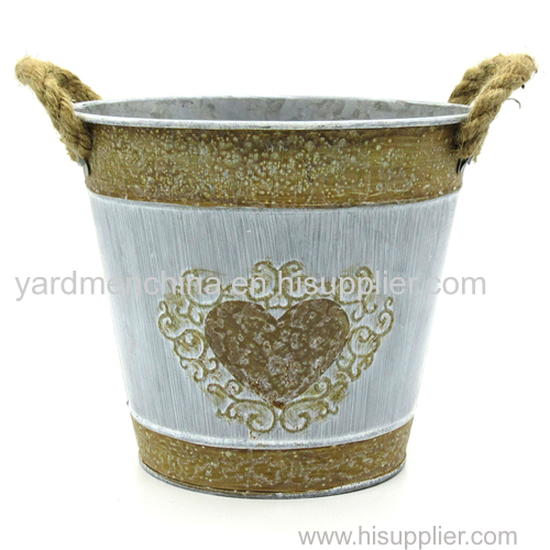 metal flower pot planter for home&garden