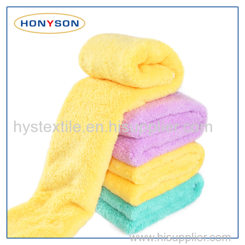 Microfiber Coral Fleece Towel