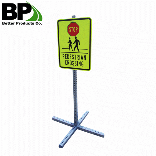 Square Sign Post for Traffic & Roadway Signs
