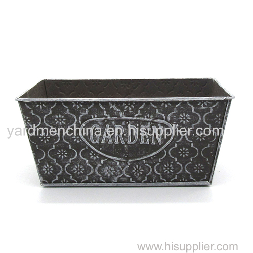 outdoors garden flower pot stand metal flowerpot