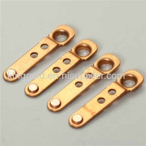 Professional Welding Brass Sliver Contact Parts