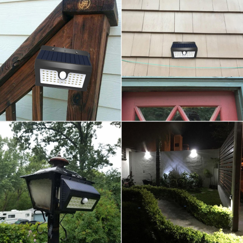 IP65 Solar LED garden light with PIR motion sensor