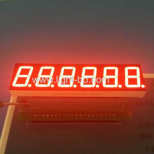 длинная длина свинца супер ярко-красный 0,56 "общий катод 7-сегментный светодиодный дисплей для приборной панели