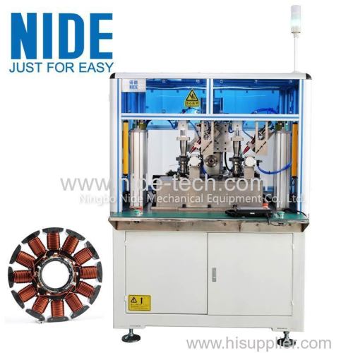 Automatic BLDC rotor coil needle winder motor needle winding machine for blower motor