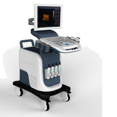 Trolley 3D color doppler ultrasound diagnostic equipment